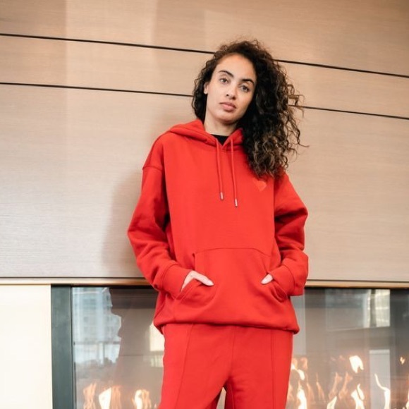 Unisex Adidas Ivy Park IVY HEART hoodie - Picture 3 of 5